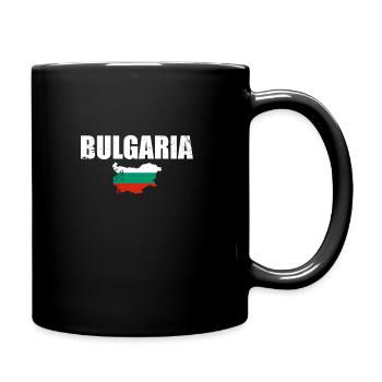 Bulgarie Carte Vintage Drapeau bulgare Bulgare - Mug uni - noir - Droite