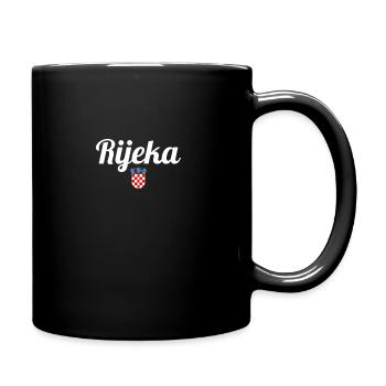 Rijeka Coat of Arms Croatia Croatian Flag Croatian - Full Colour Mug - black - Right