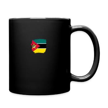 Mozambique Vintage Flag Mozambican - Full Colour Mug - black - Right