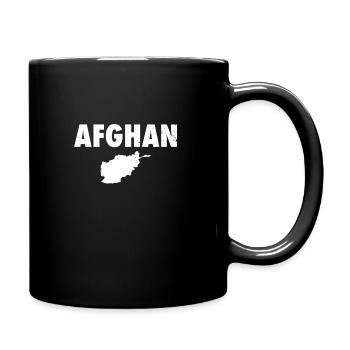 Afghan Afghanistan Carte Vintage Afghan - Mug uni - noir - Droite