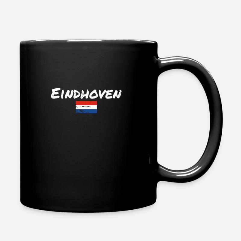 Eindhoven Niederlande Niederländische Flagge - Tasse einfarbig - Schwarz