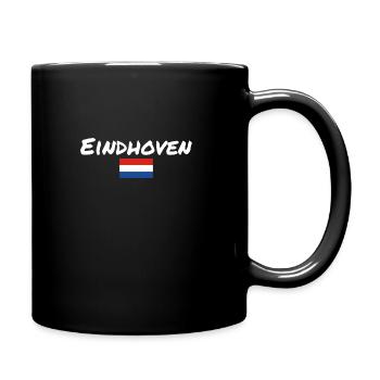 Eindhoven Netherlands Dutch flag - Full Colour Mug - black - Right