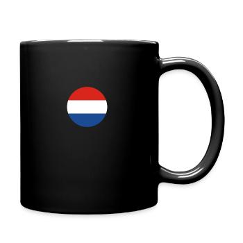 Pays-Bas Drapeau néerlandais néerlandais - Mug uni - noir - Droite