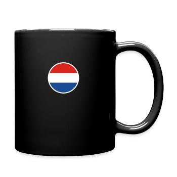 Pays-Bas Drapeau néerlandais néerlandais - Mug uni - noir - Droite