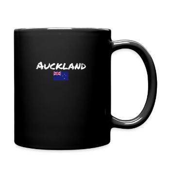Auckland Vintage New Zealand Flag New Zealand - Full Colour Mug - black - Right