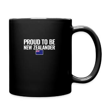 Fier d’être néo-zélandais drapeau néo-zélandais - Mug uni - noir - Droite