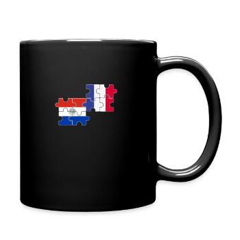 Paraguay Frankreich Flagge Französisch Paraguayer - Tasse einfarbig - Schwarz - Rechts