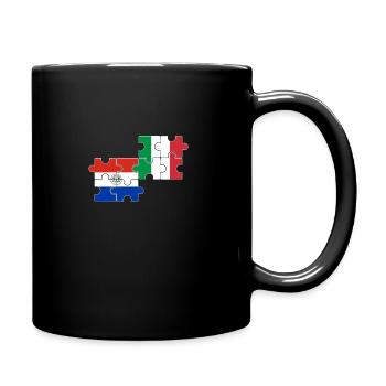 Paraguay Italien Flagge Italienisch Paraguayer - Tasse einfarbig - Schwarz - Rechts