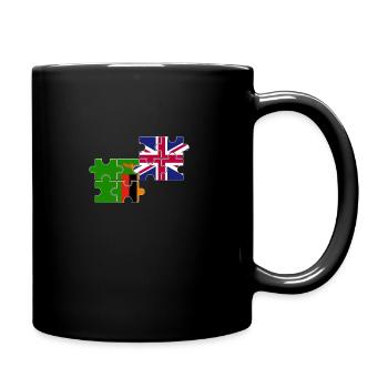 Zambie Royaume-Uni Drapeau Zambien britannique - Mug uni - noir - Droite