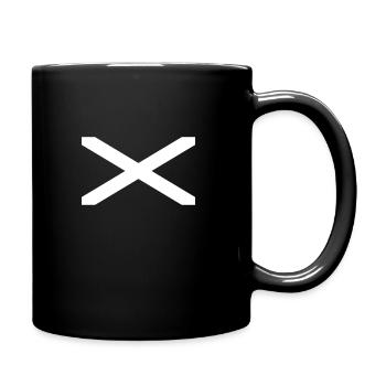 Schottland Schottische Flagge Schotte - Tasse einfarbig - Schwarz - Rechts