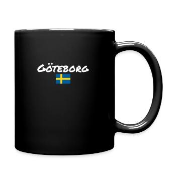 Göteborg Schweden Schwedische Flagge Schwede - Tasse einfarbig - Schwarz - Rechts