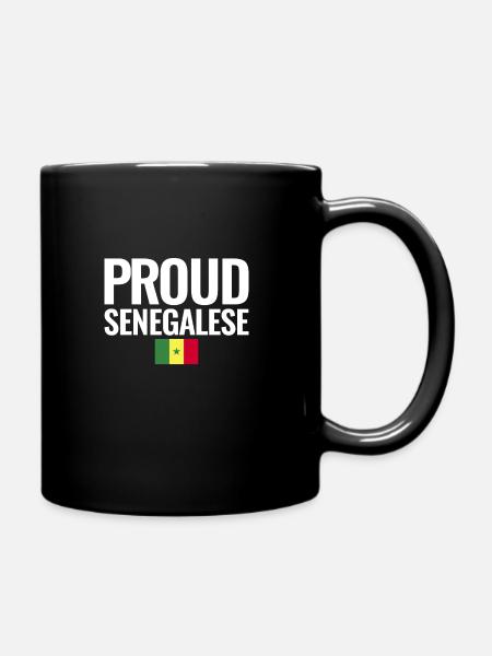 Fier drapeau sénégalais du Sénégal - Mug uni - noir