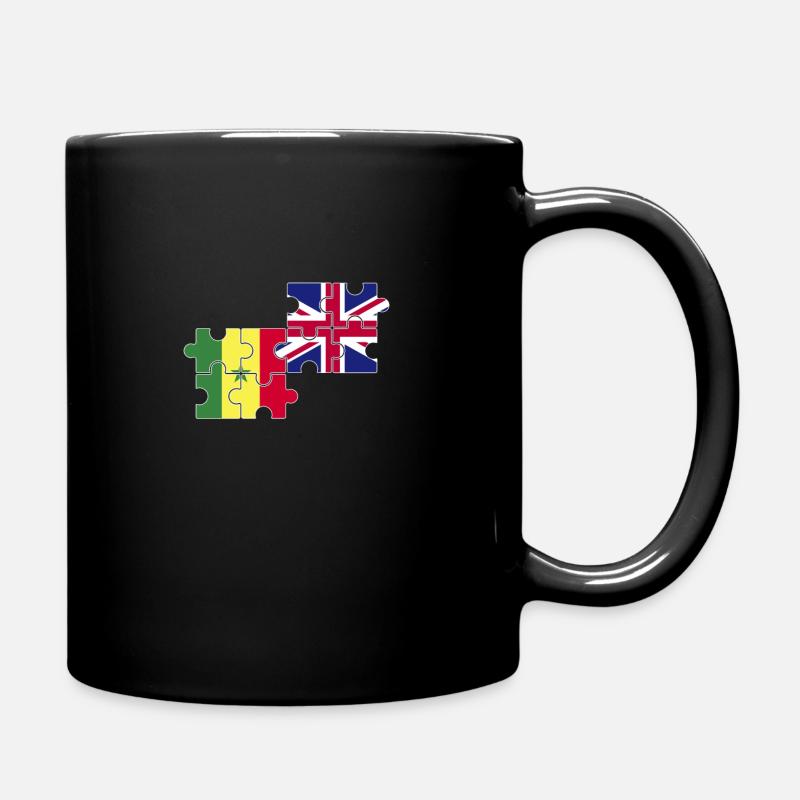 Sénégal Royaume-Uni Drapeau britannique Sénégal - Mug uni - noir