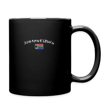Johannesburg Vintage drapeau de l’Afrique du Sud - Mug uni - noir - Droite