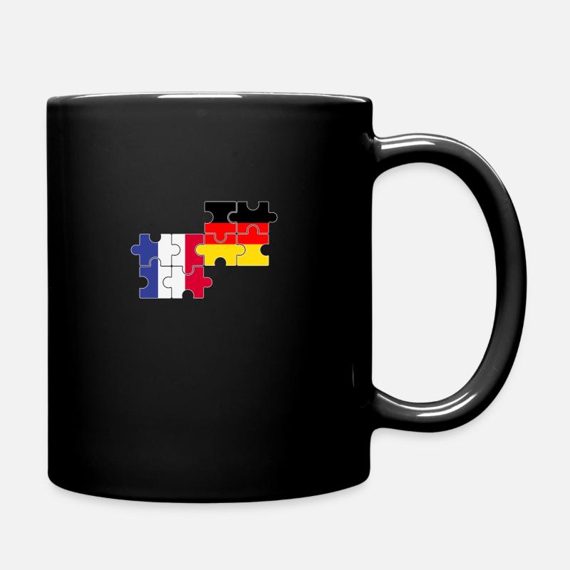France Allemagne Drapeau Allemand Français - Mug uni - noir
