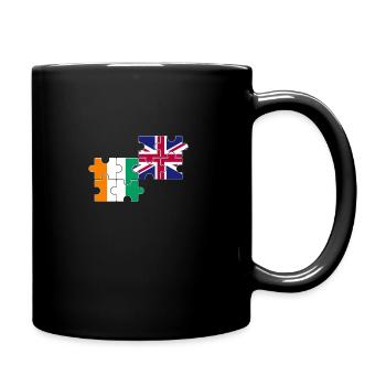 Côte d'Ivoire UK Flag British Ivorian - Full Colour Mug - black - Right