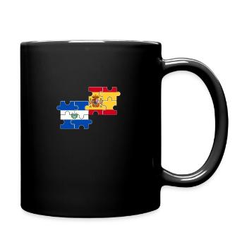 El Salvador Espagne Drapeau Espagnols Salvadoriens - Mug uni - noir - Droite
