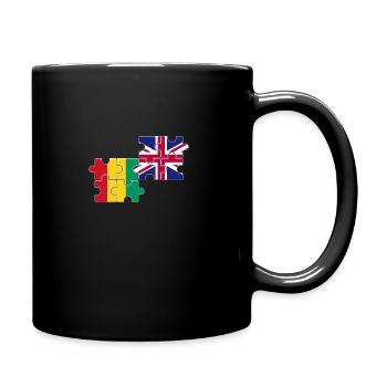 Guinea UK Flag British Guinea - Full Colour Mug - black - Right