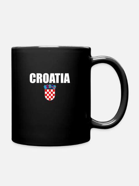 Croatie Armoiries Croatie Drapeau croate Croatie - Mug uni - noir