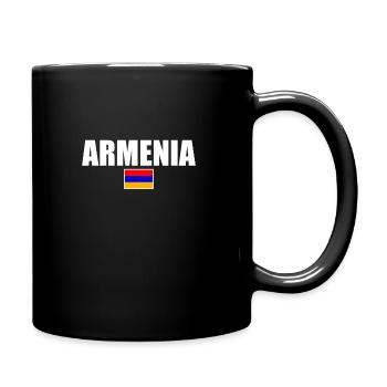 Armenia Armenia Armenian Flag Armenian - Full Colour Mug - black - Right