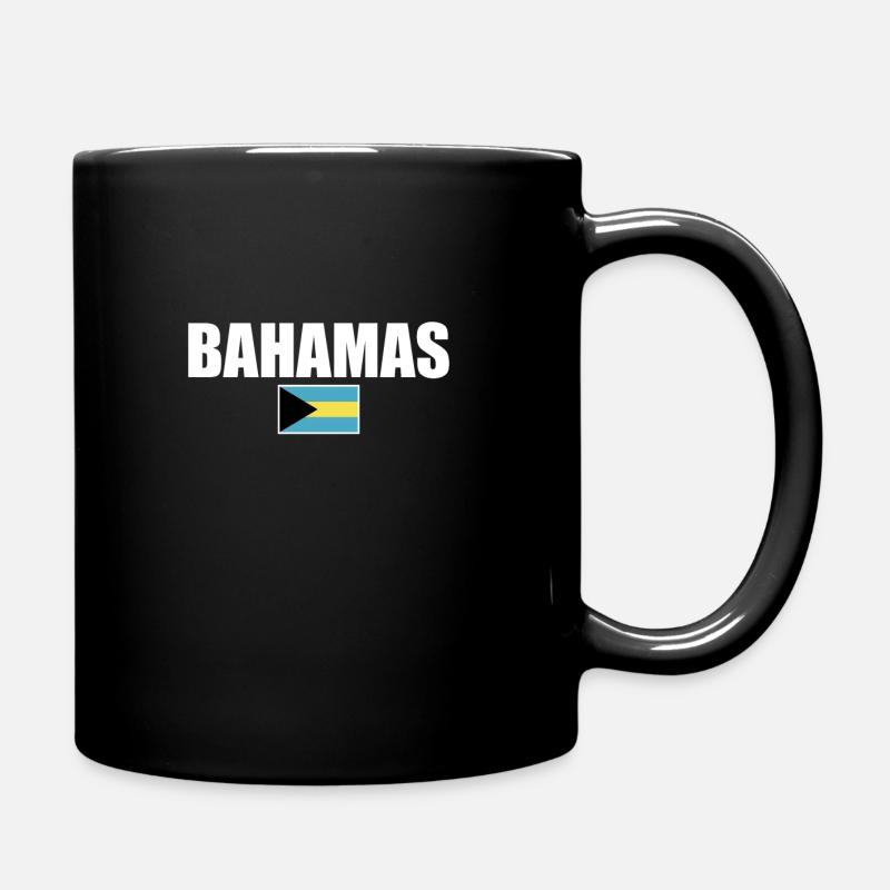 Bahamas Drapeau des Bahamas Bahama - Mug uni - noir