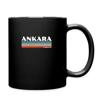 Ankara Turquie Turquie Rétro Turquie Turc Turc - Mug uni - noir - Droite