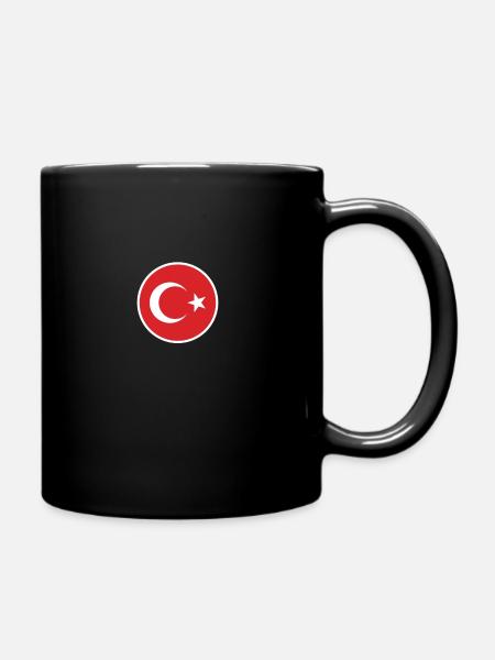 Türkei Türkische Flagge Türke - Tasse einfarbig - Schwarz