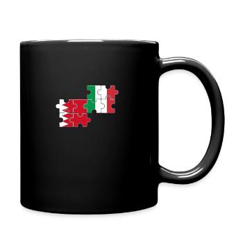 Bahrain Italy Flag of Bahraini - Full Colour Mug - black - Right