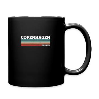 Copenhagen Denmark Denmark Danish Proud Dane - Full Colour Mug - black - Right