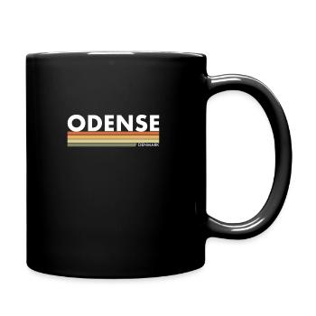 Odense Denmark Denmark Danish Proud Dane - Full Colour Mug - black - Right