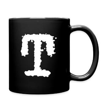 T - Full Colour Mug - black - Right