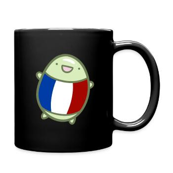 Süße Bohne - Frankreich - Tasse einfarbig - Schwarz - Rechts