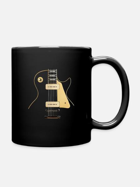 guitare, musique, concert, festival, plein air, musique - Mug uni - noir