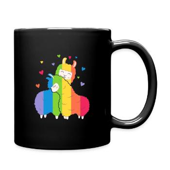 Gay Pride - Full Colour Mug - black - Right