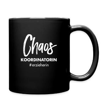 Chaos Koordinatorin Erzieherin Kindergarten Kita - Tasse einfarbig - Schwarz - Rechts
