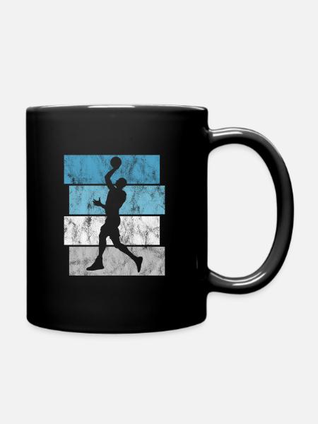 Basket basket basketteur basketteur - Mug uni - noir