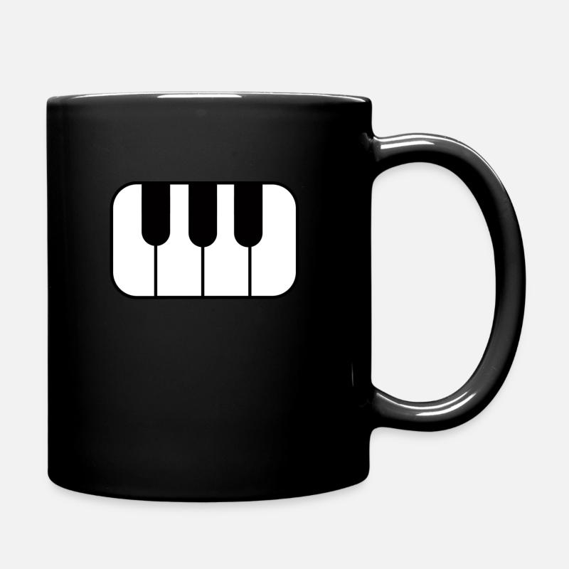 Piano - Mug uni - noir