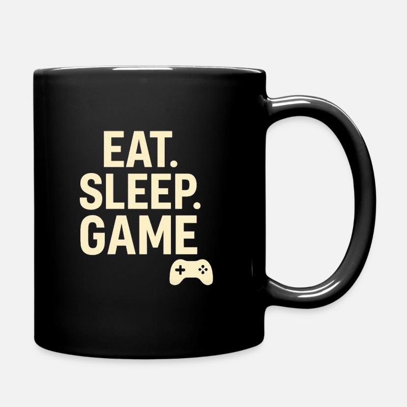 Eat Sleep Game Controller - Tasse einfarbig - Schwarz