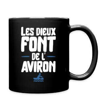 Les dieux aviron cadeau - Mug uni - noir - Droite