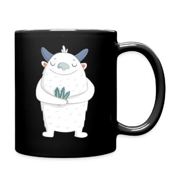 Yeti - Mug uni - noir - Droite