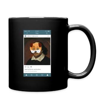Cool Story "William Shakespeare" - Full Colour Mug - black - Right
