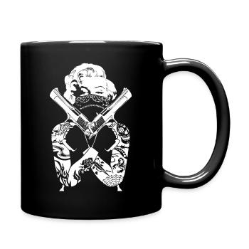 Outlaw Gangster Mary - Tasse einfarbig - Schwarz - Rechts