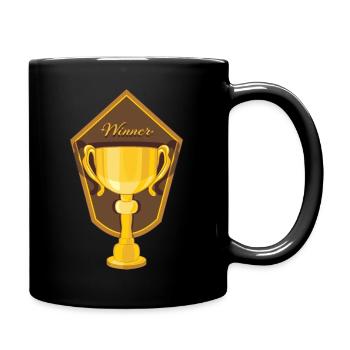 Trophäen-Pokal - Tasse einfarbig - Schwarz - Rechts