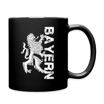 Bayern Retro Style. - Tasse einfarbig - Schwarz - Rechts