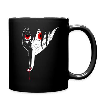 Scary Face - Mug uni - noir - Droite