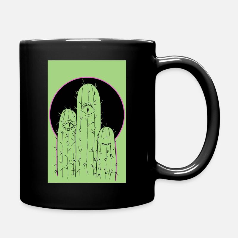 Cactus - Tasse einfarbig - Schwarz