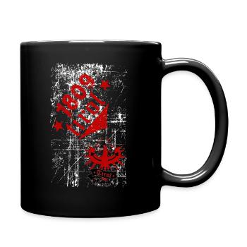Tirol - Tasse einfarbig - Schwarz - Rechts