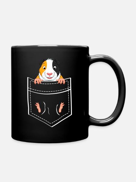 Guinea Pig - Tasse einfarbig - Schwarz