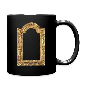 🖼️ Golden Picture Frame - Full Colour Mug - black - Right