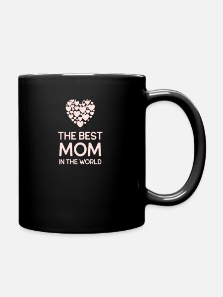 Beste Mutter - Tasse einfarbig - Schwarz